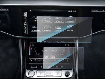 Audi A7 2024 ecran navigatie + consola aer conditionat folie protectie King Protection 