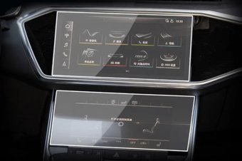 Audi RS4 2024 ecran navigatie + consola aer conditionat folie protectie King Protection 