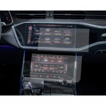 Audi S7 2024 ecran navigatie + consola aer conditionat folie protectie King Protection 