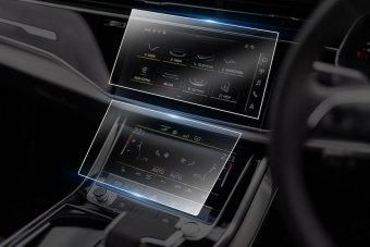 Audi SQ5 2024 ecran navigatie + consola aer conditionat folie protectie King Protection 