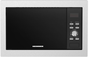Cuptor cu microunde incorporabil Heinner 23 l Control digital Display LED Timer Grill Blocare acces copii Inox 