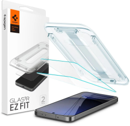 Folie pentru Samsung Galaxy S24 FE set 2 - Spigen Glas.tR EZ FIT - Clear 