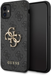 Husa pentru iPhone 11 - Guess Hardcase 4G Big Metal Logo GUHCN614GMGGR - Grey 