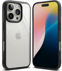 Husa pentru iPhone 16 Pro Max - Ringke Fusion Bold - Black 