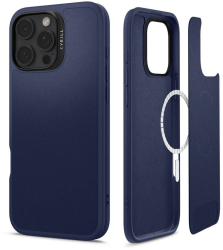 Husa pentru iPhone 16 Pro Max - Spigen Cyrill Kajuk MagSafe - Navy 