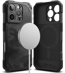 Husa pentru iPhone 16 Pro - Ringke Rugged Gear MagSafe - Camo Black 