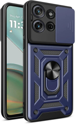 Husa pentru Motorola Moto G75 - Techsuit CamShield Series - Blue 