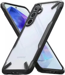 Husa pentru Samsung Galaxy A55 5G - Ringke Fusion X - Black 