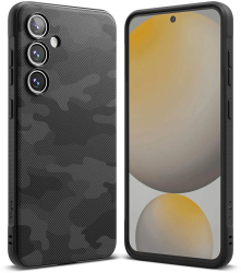 Husa pentru Samsung Galaxy S24 FE - Ringke Onyx Design - Camo Black 