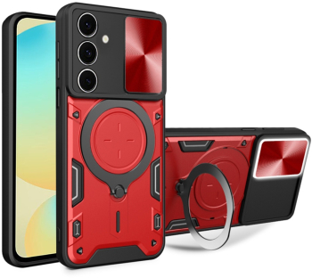 Husa pentru Samsung Galaxy S24 FE - Techsuit CamGuard Pro - Red 