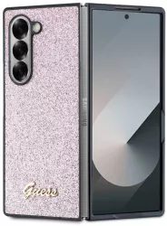 Husa pentru Samsung Galaxy Z Fold6 - Guess Glitter Script GUHCZFD6HGGSHP - Pink 