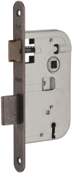 Broasca pentru usa cu cheie 45 x 70 mm finisaj bronz Thirard 