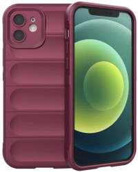 Husa pentru Apple iPhone 12 ApcGsm Magic Shield Bordo 