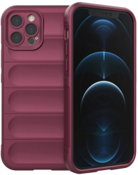 Husa pentru Apple iPhone 12 Pro ApcGsm Magic Shield Bordo 