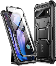Husa pentru Google Pixel 9 / 9 Pro + Folie - I-Blason Armorbox - Black 