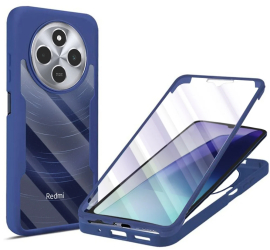 Husa pentru Xiaomi Redmi 14C / Poco C75 + Folie - Techsuit ColorVerse 360 Series - Blue 