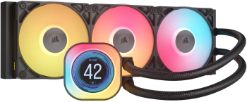 Cooler procesor Corsair iCUE LINK TITAN RX LCD AIO 360mm RGB racire cu lichid negru