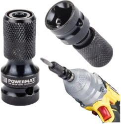 Adaptor 1/2 surubelnita impact 1/4 hexagon pentru biti Powermat 