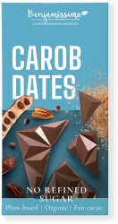 Ciocolata cu pudra de carob si curmale bio 60g Benjamissimo 