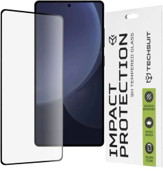 Folie pentru Samsung Galaxy S25 Ultra - Techsuit 111D Full Cover / Full Glue Glass - Black 