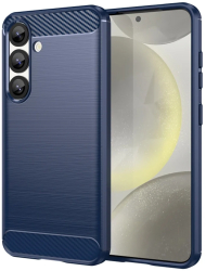 Husa pentru Samsung Galaxy S25 Plus - Techsuit Carbon Silicone - Blue 