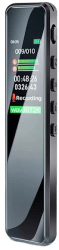 Mini Reportofon Digital TSS-GL-82 cu Ecran Activare Vocala Doua Microfoane Difuzor MP3 Player Memorie 16GB