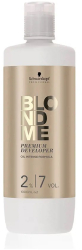 Oxidant profesional pentru tonifierea parului blond Schwarzkopf Professional Blondme 2 7 vol 1000 ml 