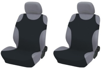 Set 2 huse auto tip maieu universale negre Negru