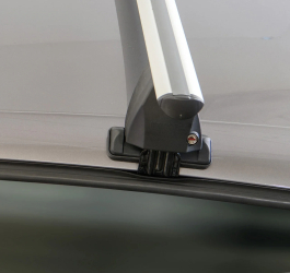 Bare transversale Menabo Delta Silver pentru Subaru Pleo 5 usi model 2007+ 