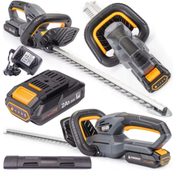 Foarfeca trimmer gard viu 45 cm cu acumulator Powermat 