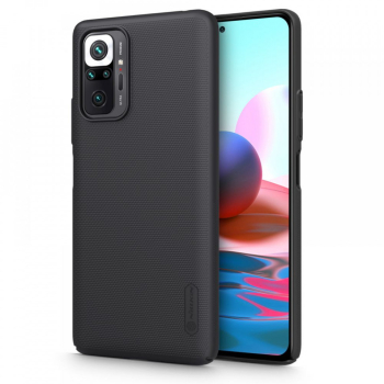 Husa pentru Xiaomi Redmi Note 10 Pro / Note 10 Pro Max - Nillkin Super Frosted Shield - Black 