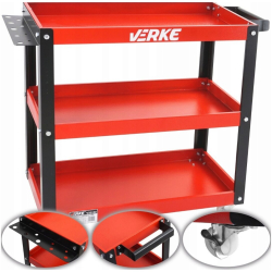 Raft dulap organizator cu 3 compartimente pentru scule unelte Verke 