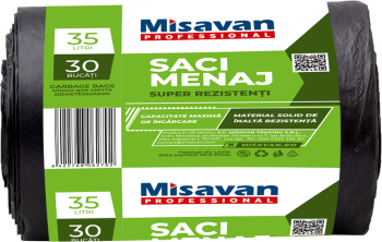 Saci menajeri Misavan professional 35l 30buc/set 