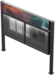 Avizier digital stradal institutii 2 x 0.3m 