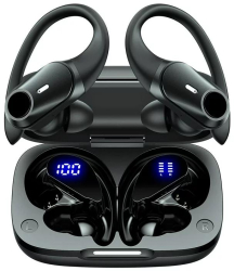 Casti Wireless Sport FREEDOM TUNES Vichema® Sunet si Apeluri HD Difuzoare 11mm EQ Activ Bluetooth 5.3+EDR IPX7 Waterproof Dual LED 