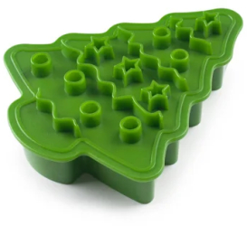 Forma fursecuri brad Ibili plastic 11 cm verde 