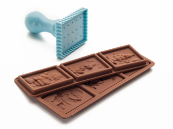 Forma fursecuri Ibili plastic 6.5x5 cm albastru 