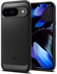 Husa pentru Google Pixel 9 / 9 Pro - Spigen Rugged Armor - Black 