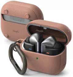 Husa pentru Samsung Galaxy Buds 3 / 3 Pro - Ringke Onyx Magnetic - Constant Coral 