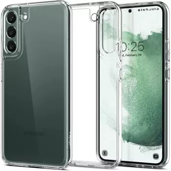 Husa pentru Samsung Galaxy S22 5G - Spigen Ultra Hybrid - Crystal Clear 