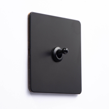 Intrerupator metalic Midnight Matte Vichema 1Gang 2Way 10A Auriu 