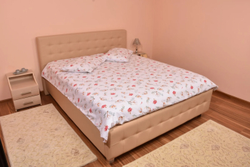Lenjerie pat dublu bumbac 100 model flori de bumbac 