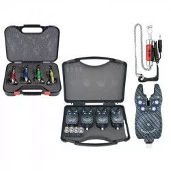 Set 4 avertizori si 4 swingere cu iluminare Baracuda TLI010 cu valigeta transport 