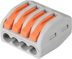 Set 10 conectori rapizi pentru cabluri electrice 4 pini PCT-214 