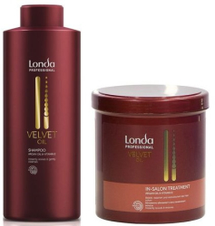 Tratament Londa Professional Velvet Oil cu ulei de argan pentru par stralucitor si hidratat 750 ml 