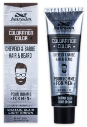 Vopsea demipermanenta saten deschis pentru par si barba Nr. 5.1 Light Brown 60g Hairgum 