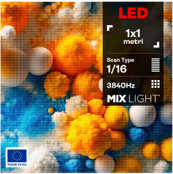 Ecran LED 1 x 1m Exterior P3 