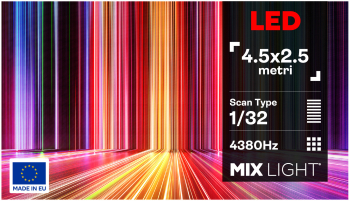 Ecran LED 4.5 x 2.5m Interior P2.5 