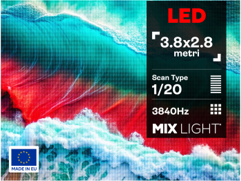 Ecran LED 4 x 3m Exterior P4 