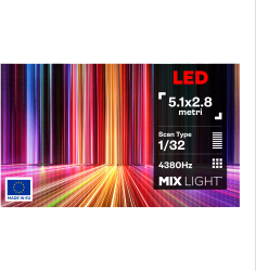 Ecran LED 5 x 3m Interior P2.5 
